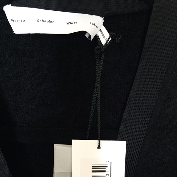 Proenza Schouler Cardigan - Black Chenille - Size Large - Picture 2 of 10